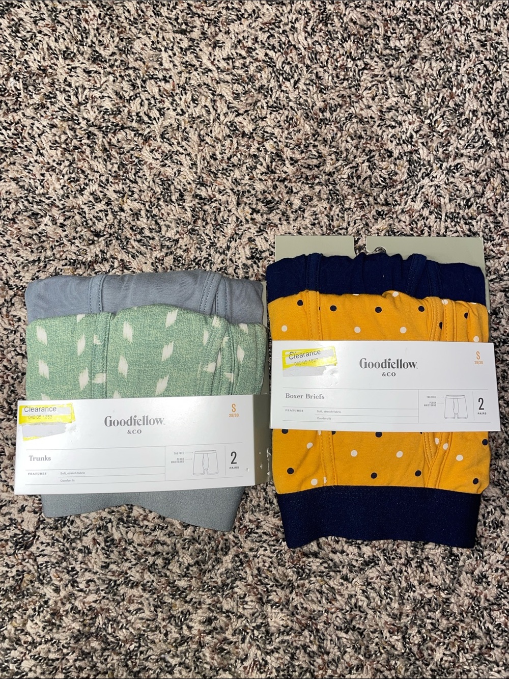Goodfellow & Co Mens Cotton Boxers Size Small NWT 4-Pack